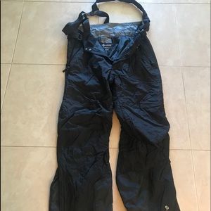 Men’s ski pants with suspenders. XL